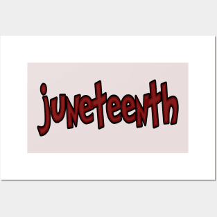 Juneteenth celebration Posters and Art